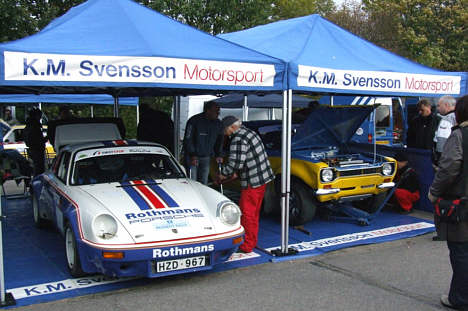 Servicepause for K.M Svensson Motorsport.
